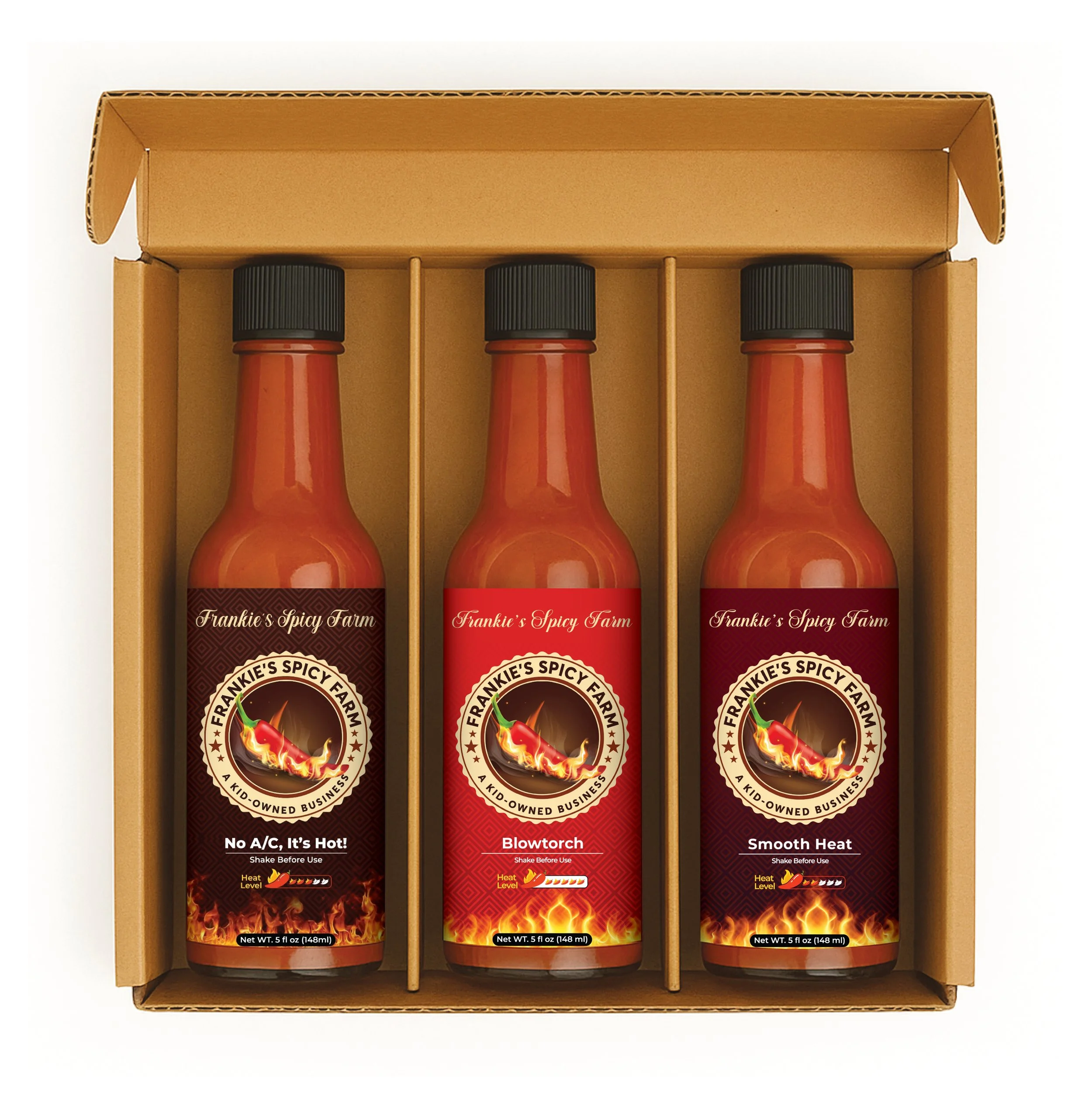 No A/C, It's Hot! (Hot Sauce) — Frankie's Spicy Farm